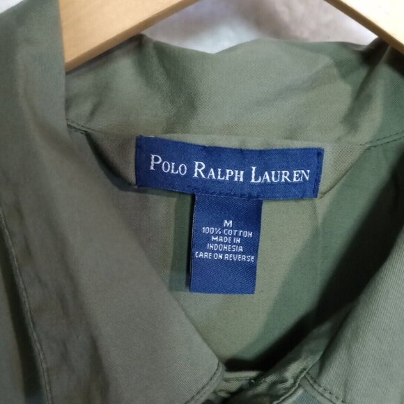 Polo Ralph Lauren Sleep Shirt Pajama Top Mens  M Long Sleeve Sleepwear Button Up - Picture 4 of 10